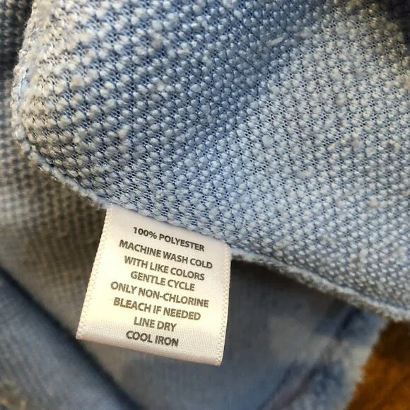 MV Sport New York AMNH Cerulean Blue Teddy Jacket Pullover XL - Picture 4 of 4